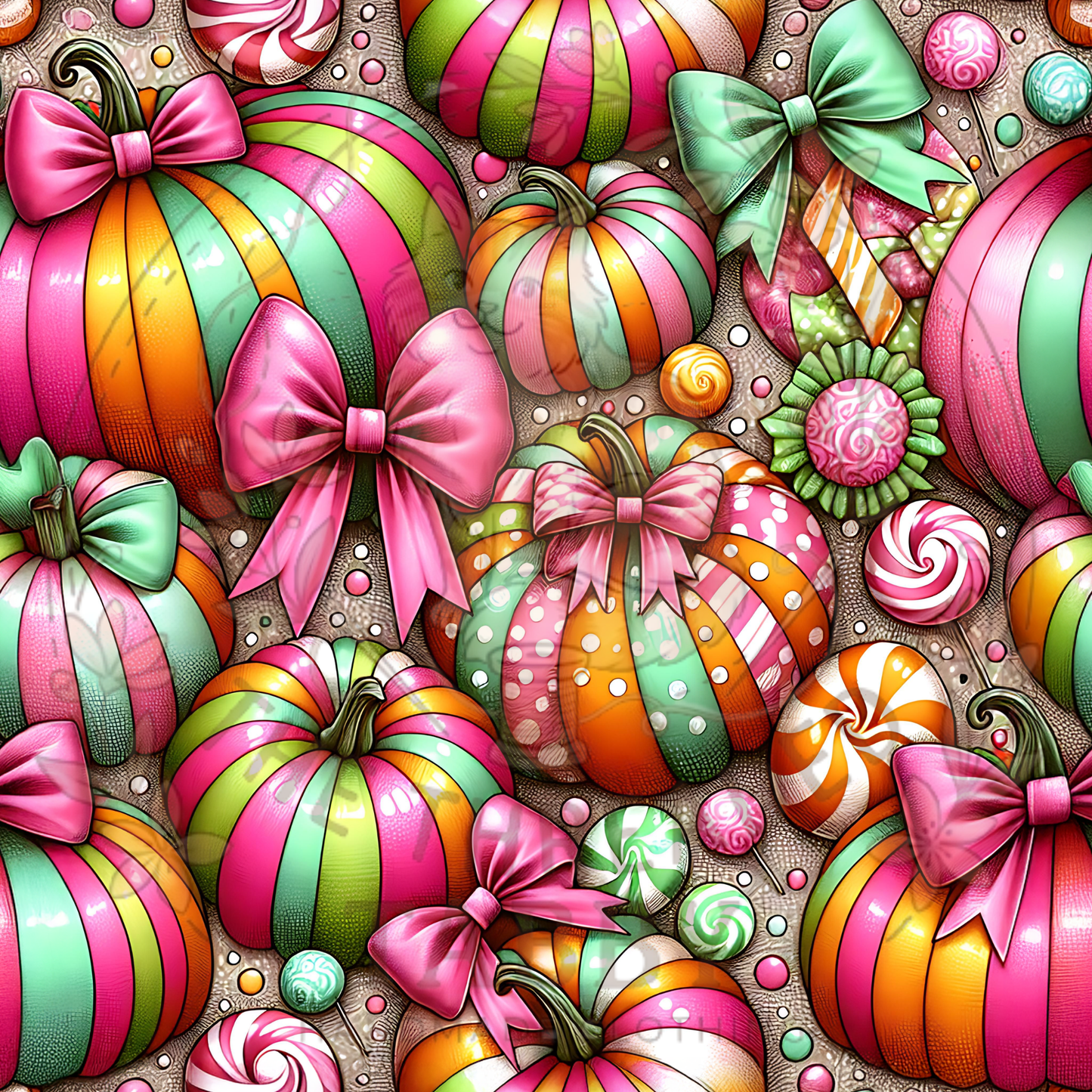 Custom Fabric Choice-Candy Pumpkins