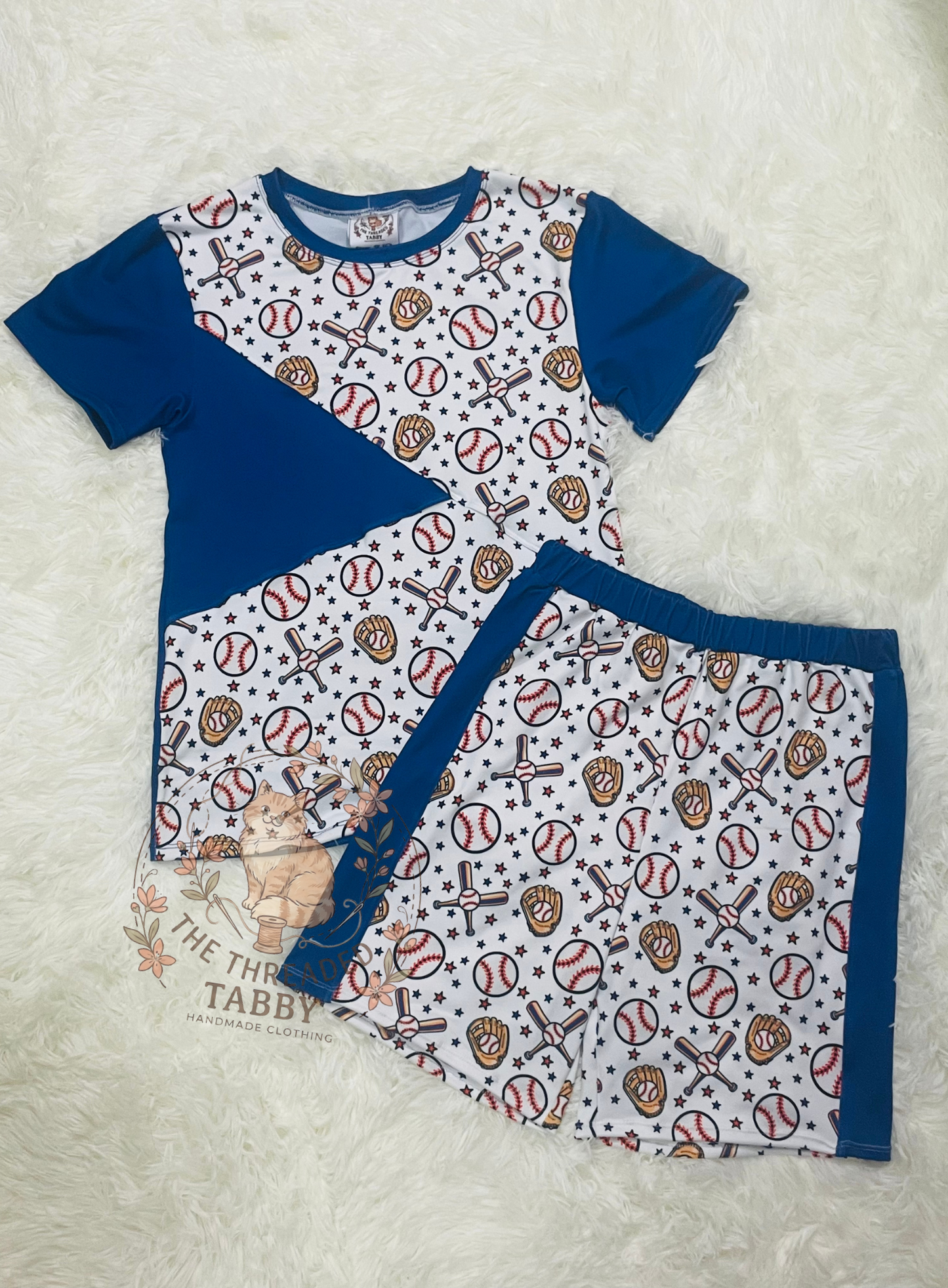 Aiden Set | Baseball Shirt and Shorts Combo Set