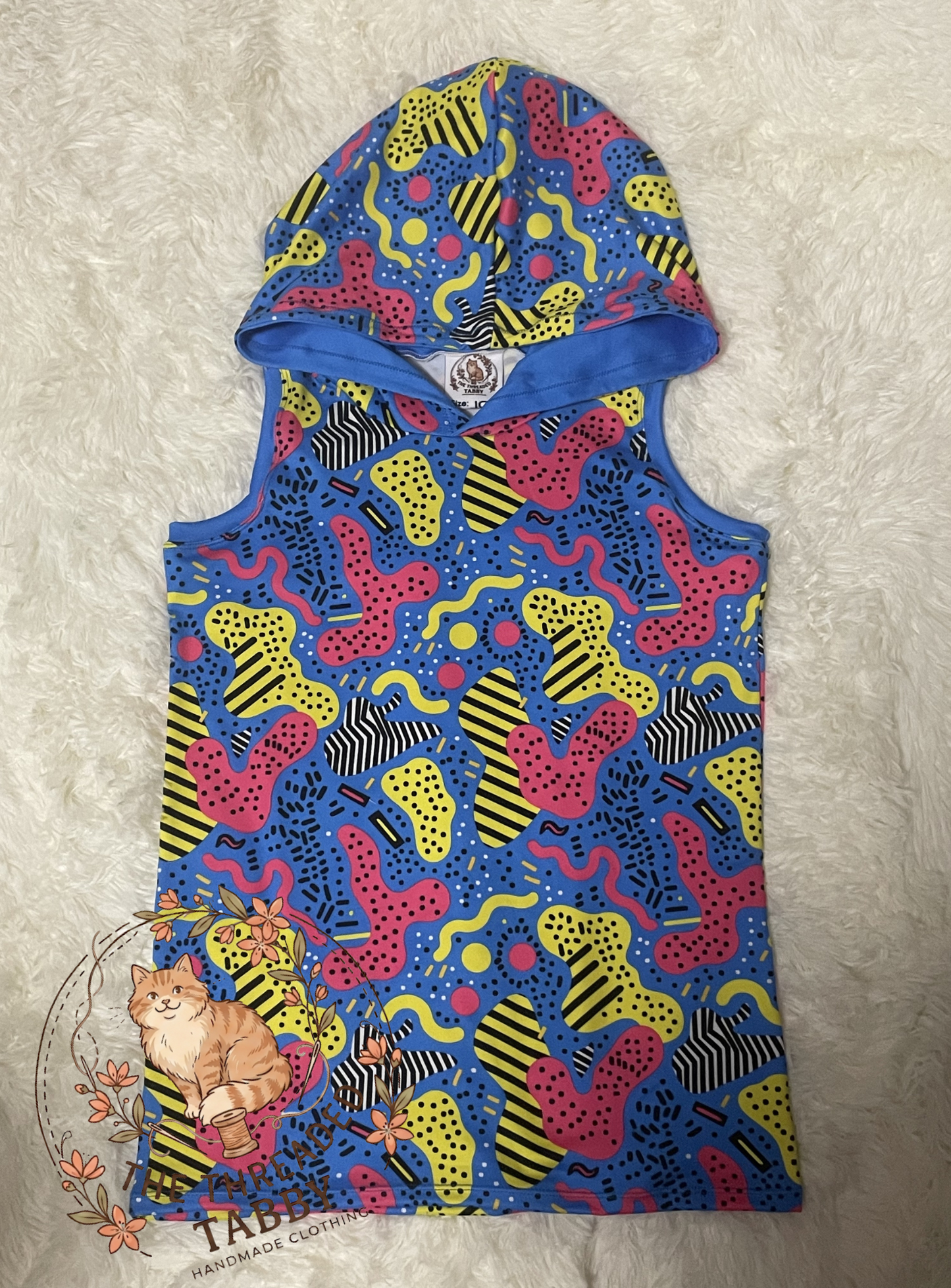 Essential Tee-Tank Version with Hood | Retro 90s Party