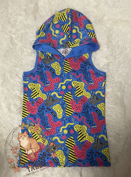 Essential Tee-Tank Version with Hood | Retro 90s Party