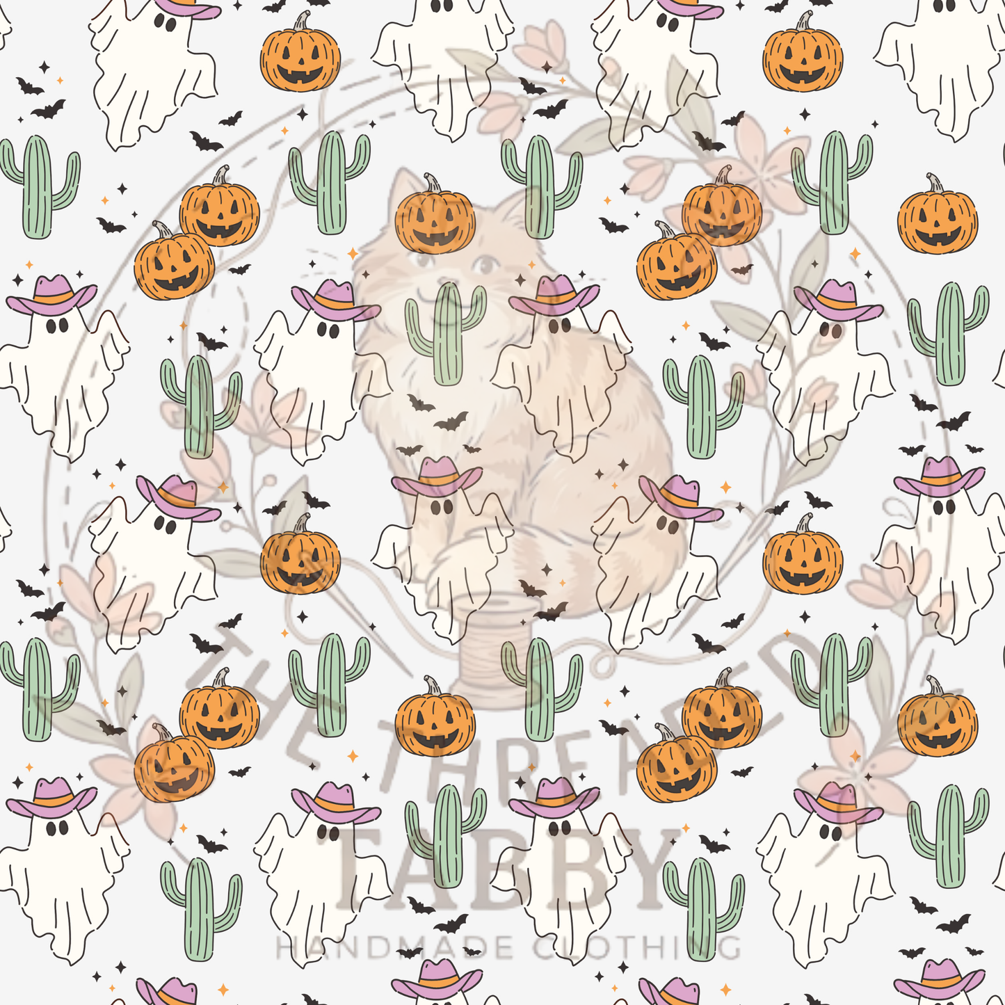 Custom Fabric Choice-Cowboy Ghosts