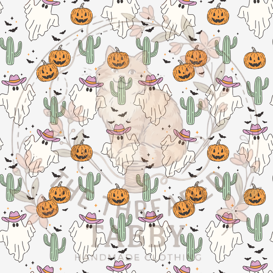 Custom Fabric Choice-Cowboy Ghosts