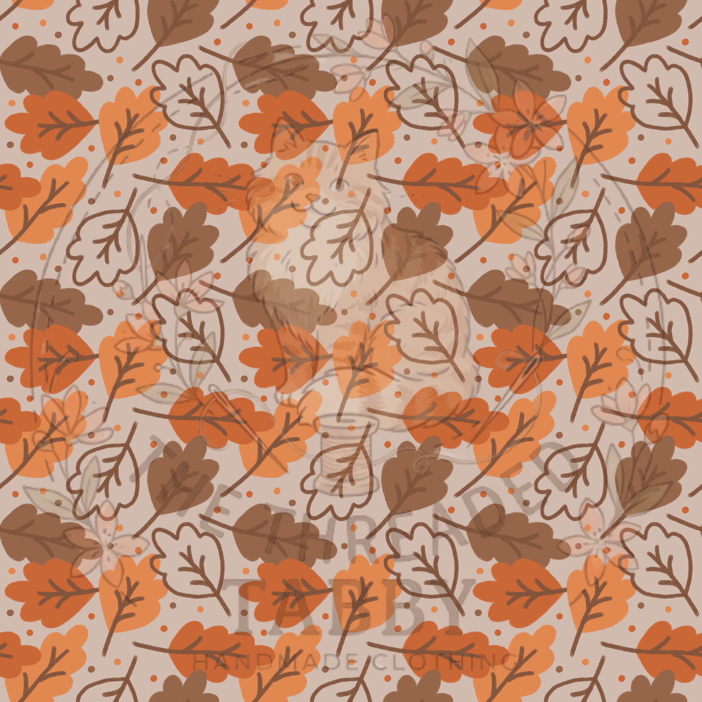 Custom Fabric Choice-Fall Leaves