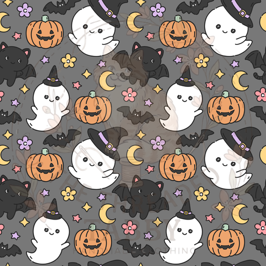 Custom Fabric Choice-Ghosts, Bats, and Pumpkins