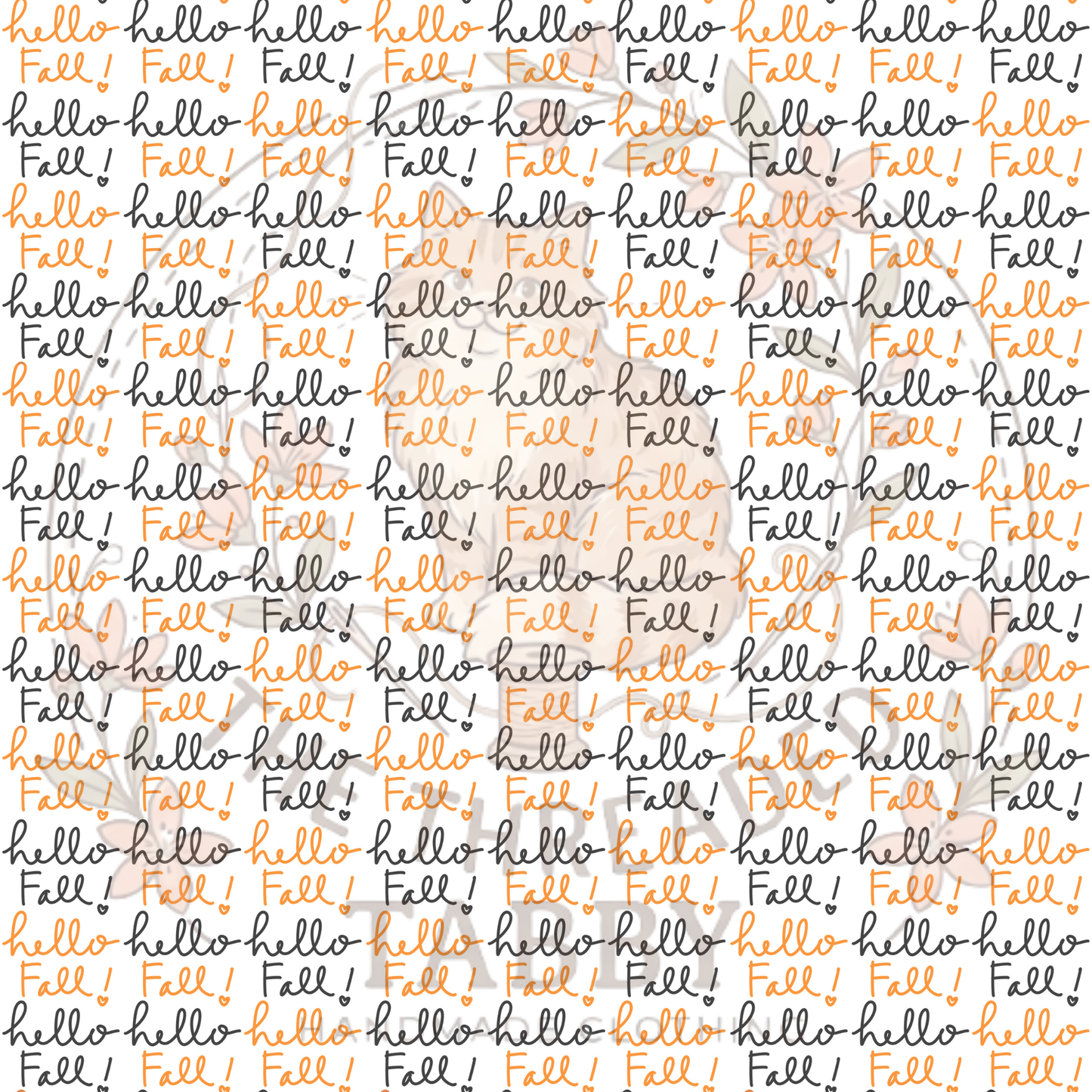Custom Fabric Choice-Hello Fall