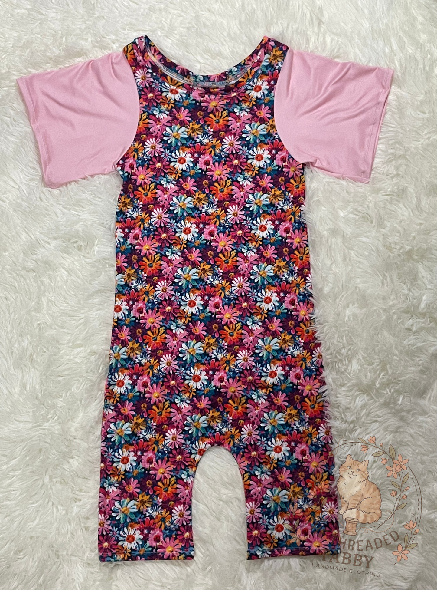Ollie Romper | Bright Flowers