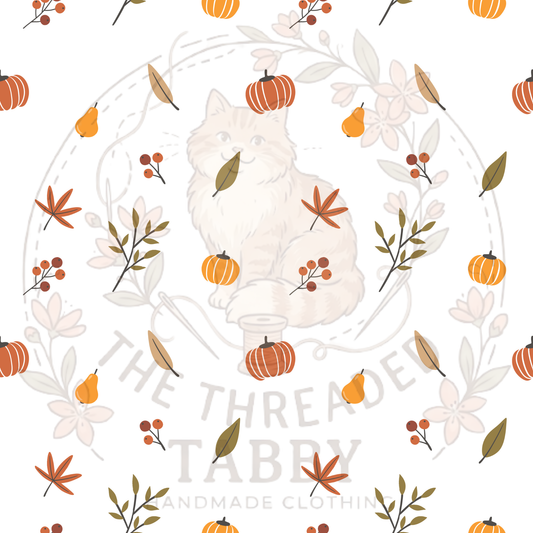 Custom Fabric Choice-Subtle Pumpkins